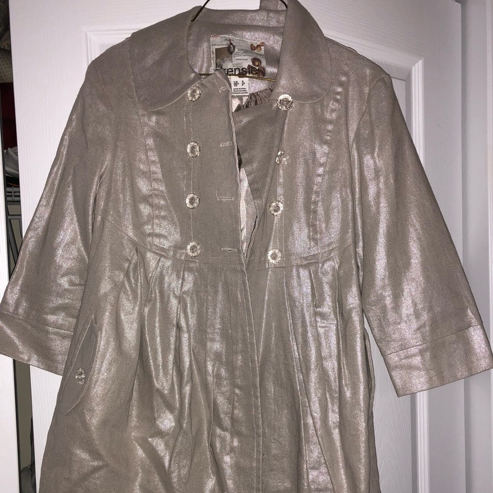 Kensie metallic jacket